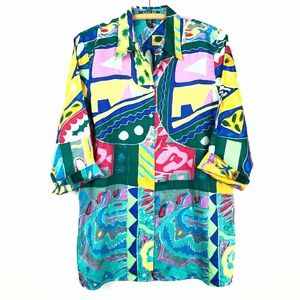🌿 LRL colorful shirt